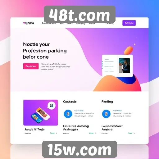 Navegação intuitiva e design moderno do 48t.com